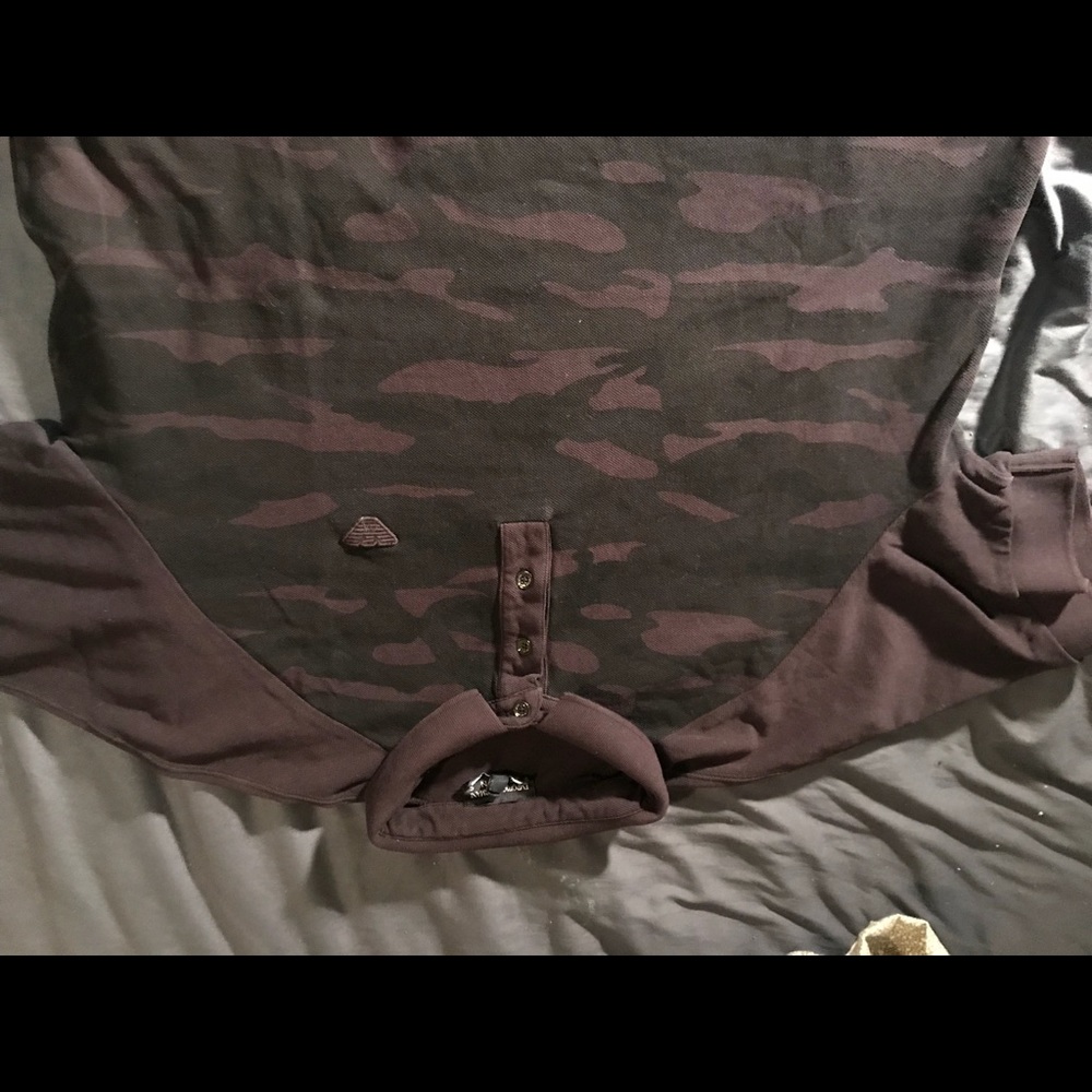Armani camo polo